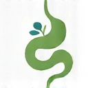 Icon representing healthy digestion, such as a stylized stomach or gut with a leaf.
