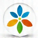 An icon representing holistic wellness, combining elements of mind, body, and spirit, like a balanced scale or interconnected circles.